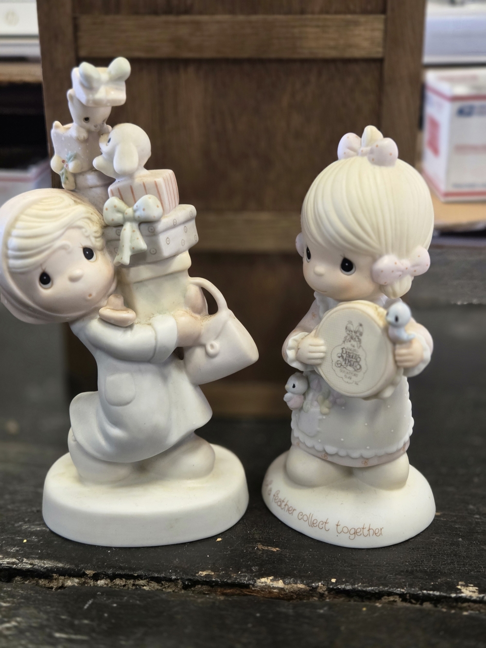 2 VINTAGE FIGURINES 1982/1986 By NATHAN DAVID